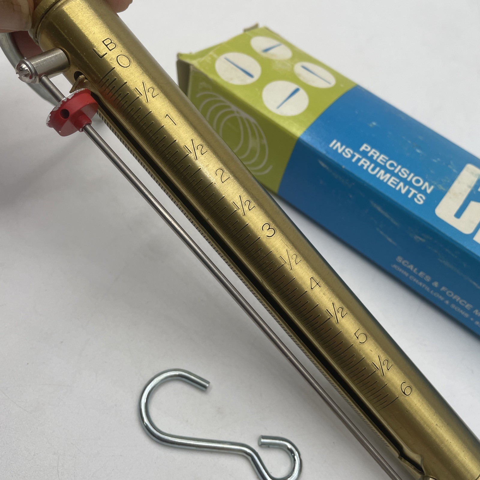 Brownells Trigger Pull Gauge Brass Scale by Chatillon USA 6 Lb 174-006-060