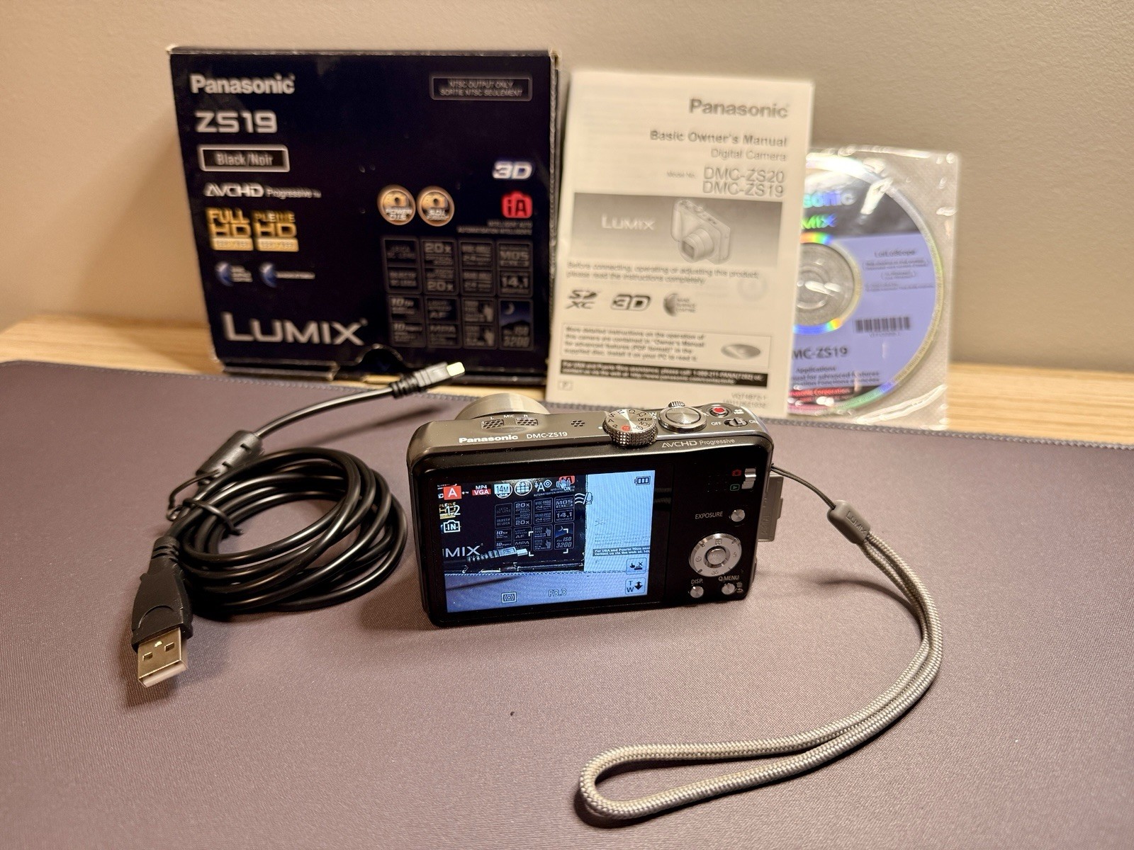 Panasonic LUMIX ZS19 Camera - WORKS