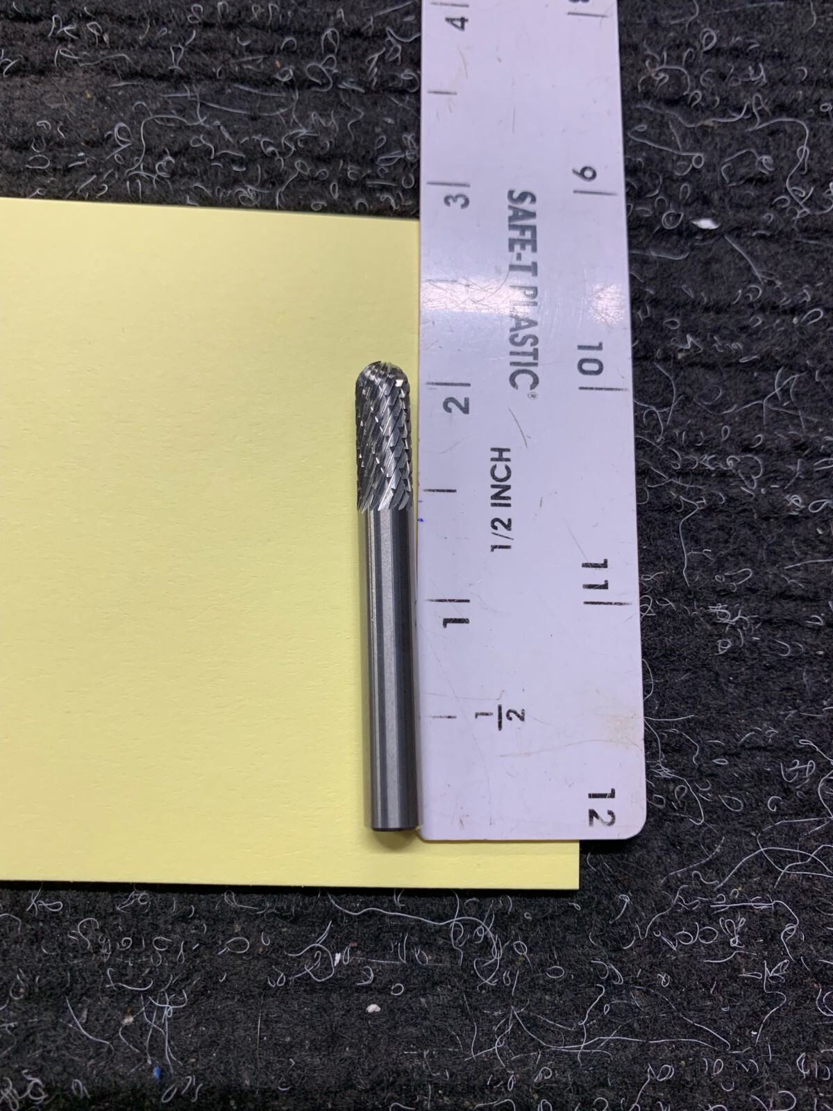 1 NEW FALCON / SGS 1/4" SHANK CARBIDE BURR. SC-1 DOUBLE CUT. USA MADE (b950)