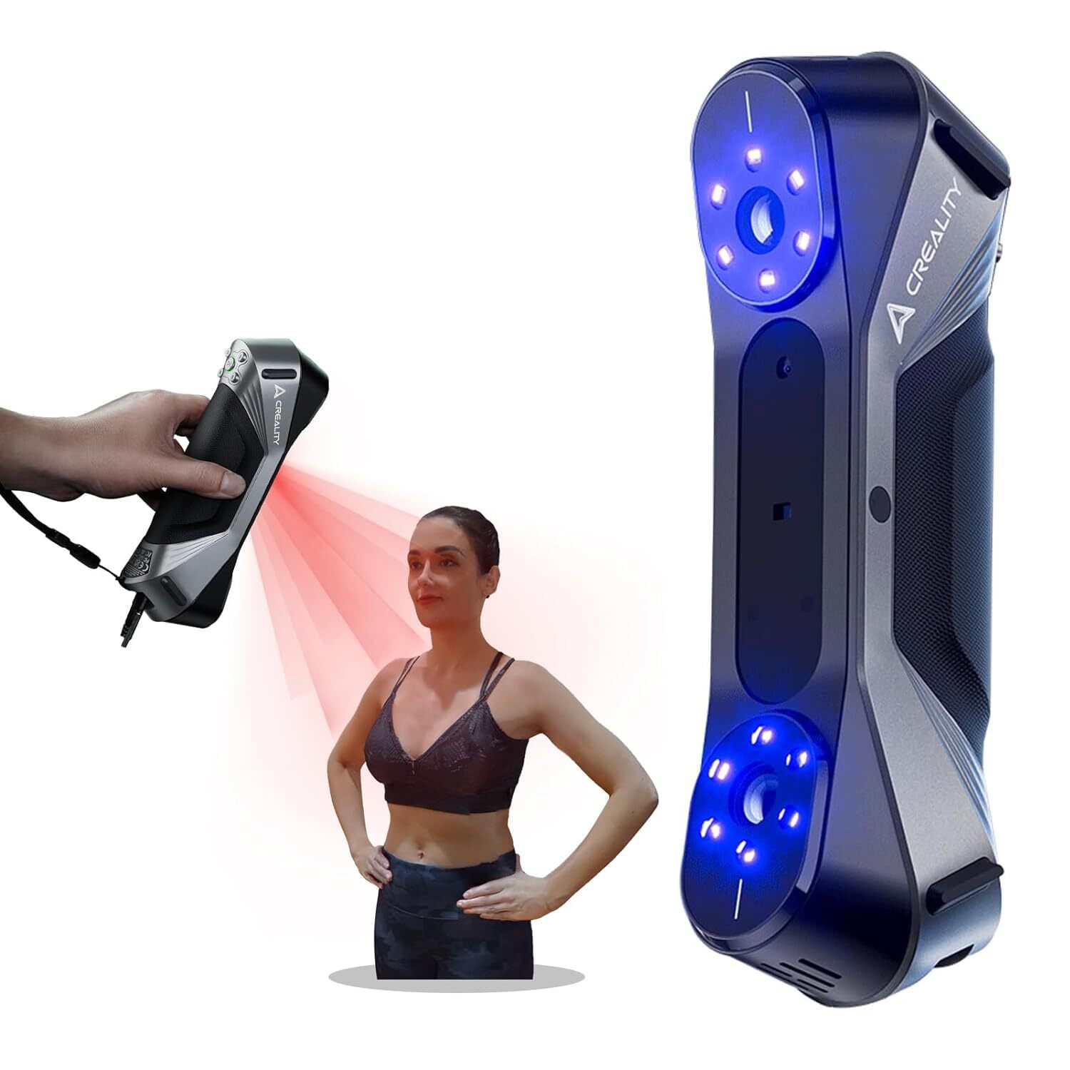 Creality CR-Scan Raptor 3D Scanner Raptor Precision Handheld Blue NIR Consumer
