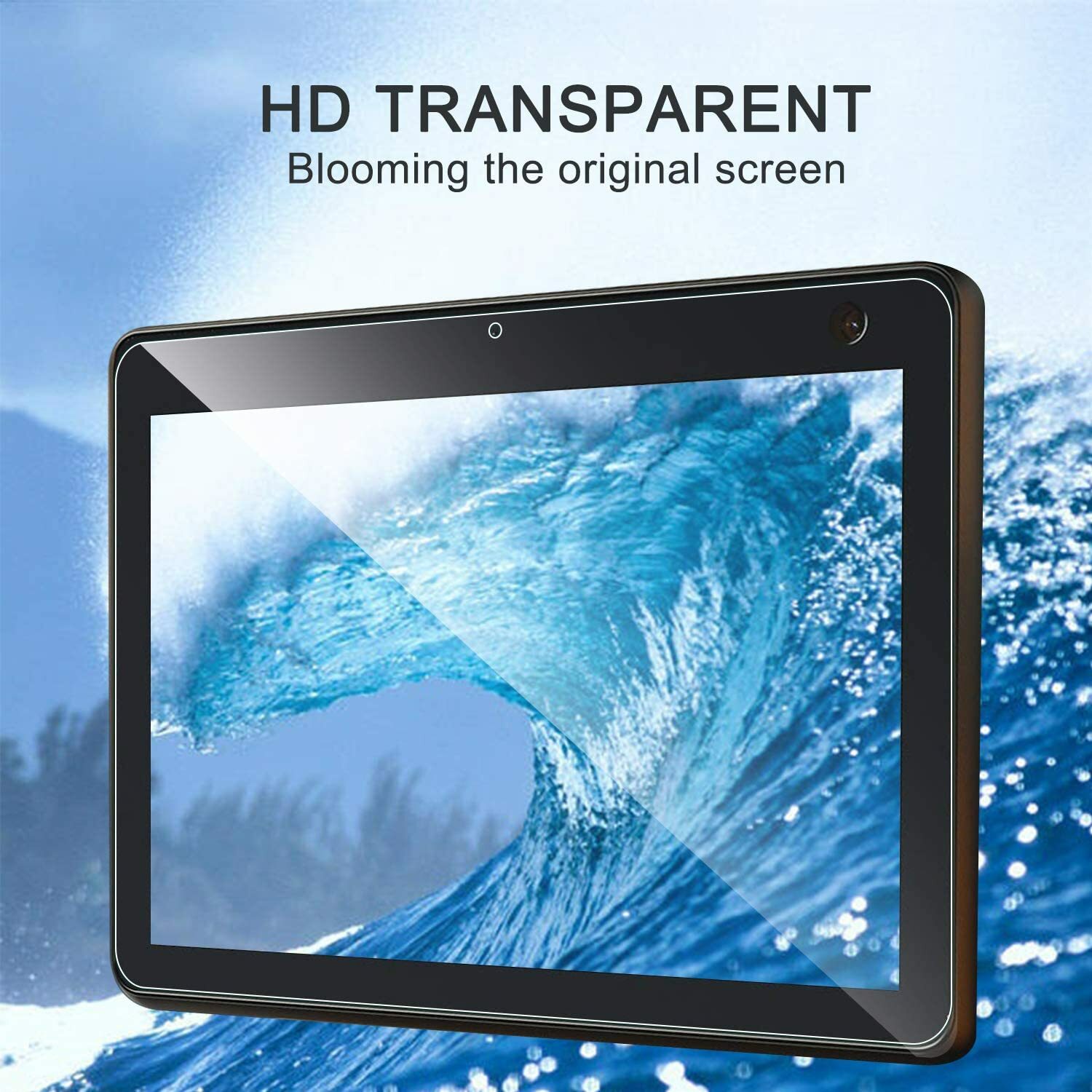 2Pcs For Amazon Echo Show10 3rd generation 10.1 inch Glass Screen Protector 2020