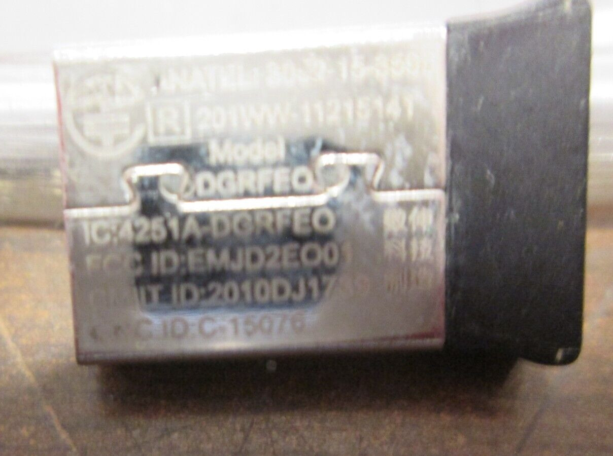 DELL DGRFEO USB WIRELESS RECEIVER DONGLE