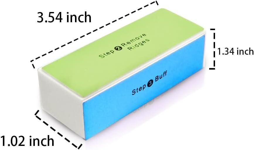 4-Step Buffing Block Nail Buffer for High Gloss Finish - Ideal for DIY Manicures