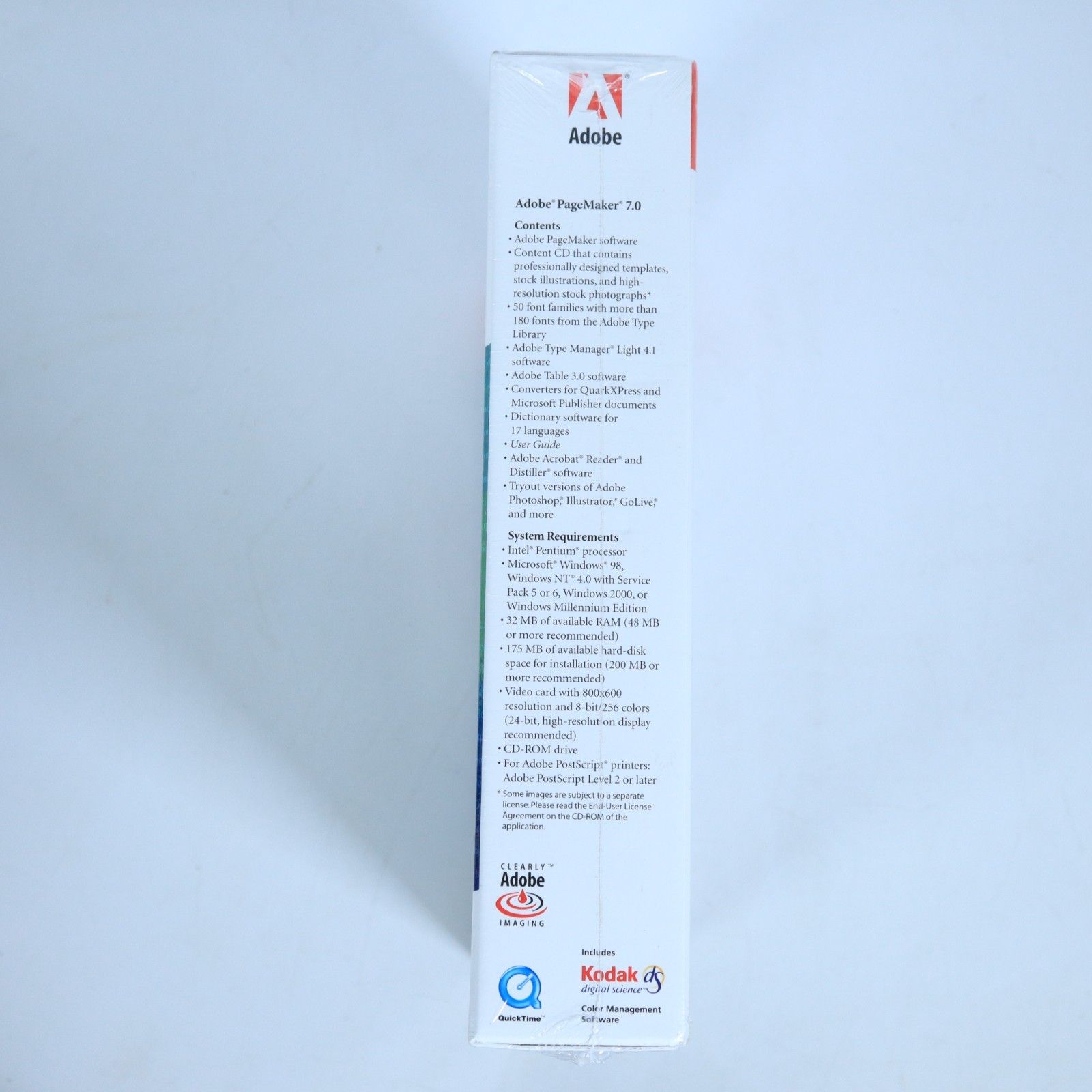 Adobe PageMaker 7.0 for Windows Upgrade Education Version NEW