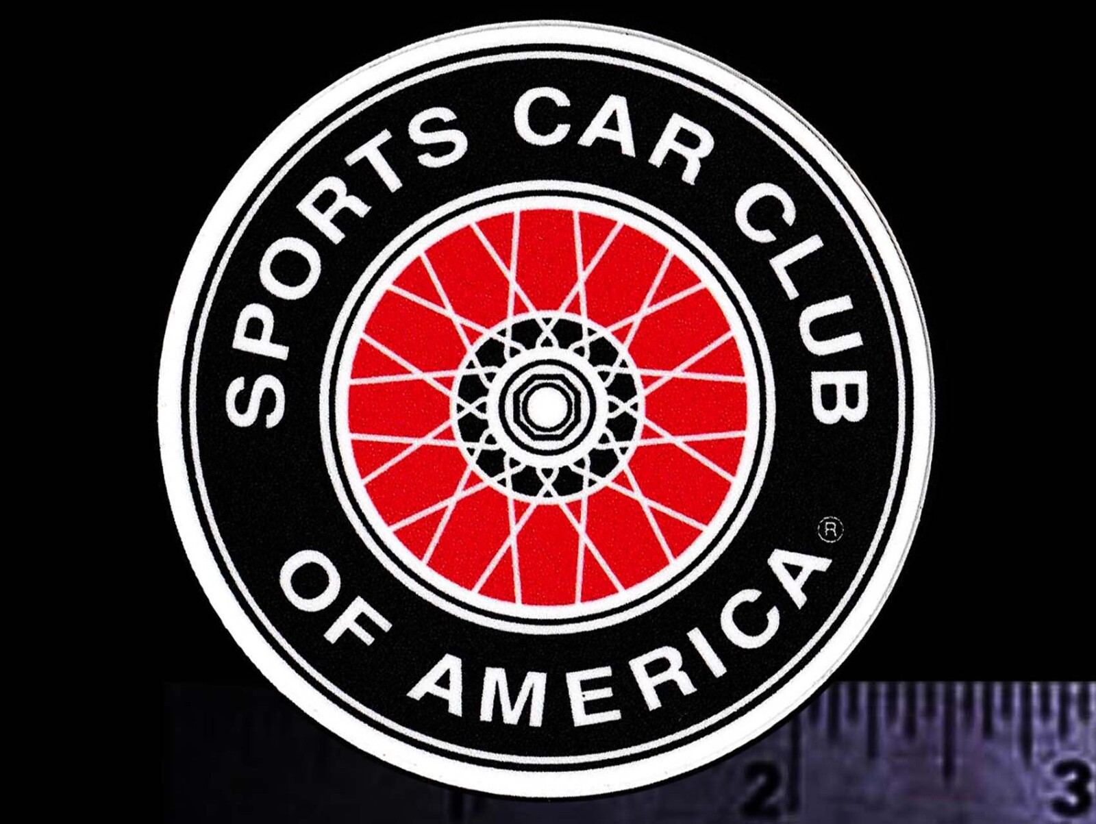 SCCA Sports Car Club Of America - Original Racing Decal/Sticker - 2 1/2"