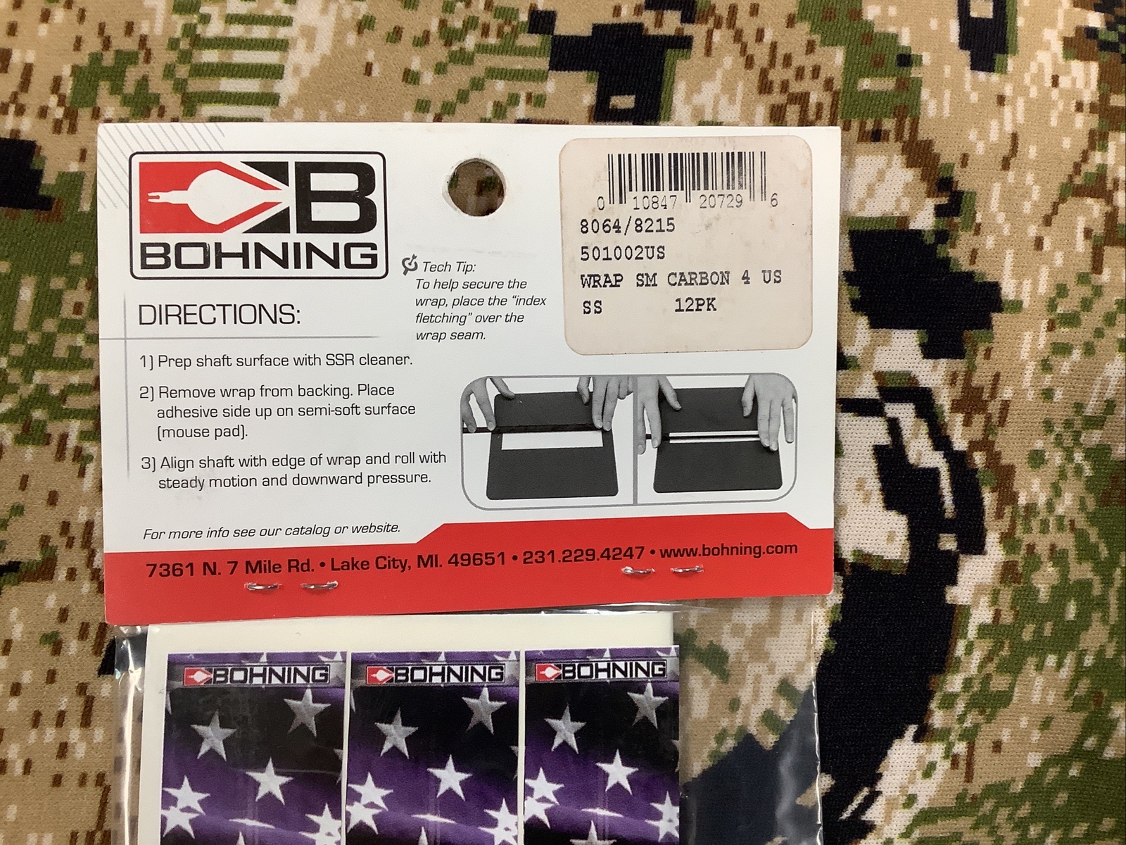 Bohning Archery Arrow Wraps 4 In Small 12 Pack