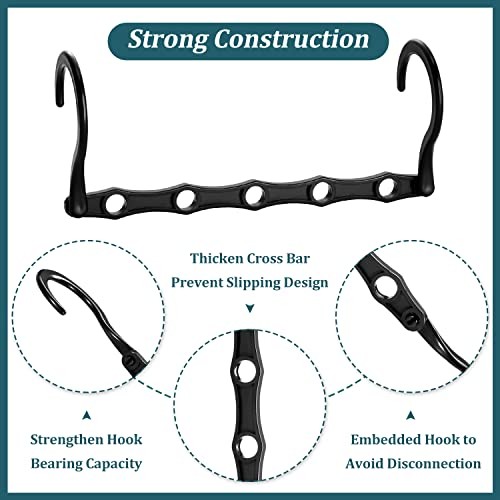 -Closet-Organizers-and-Storage, Space-Saving-Hangers | Magic 6 Pack Black