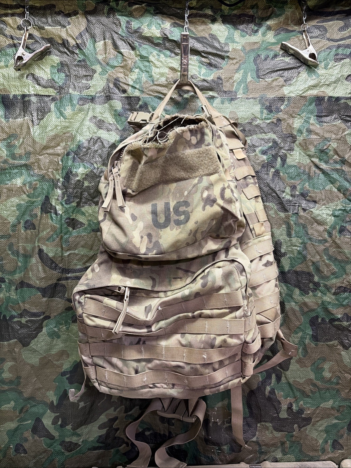 USGI OCP/Multicam Molle II Medium Rucksack Complete Assembly