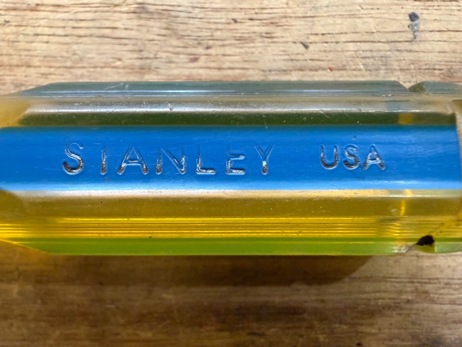 Vintage Yellow And Blue Stanley USA Phillips Screwdriver