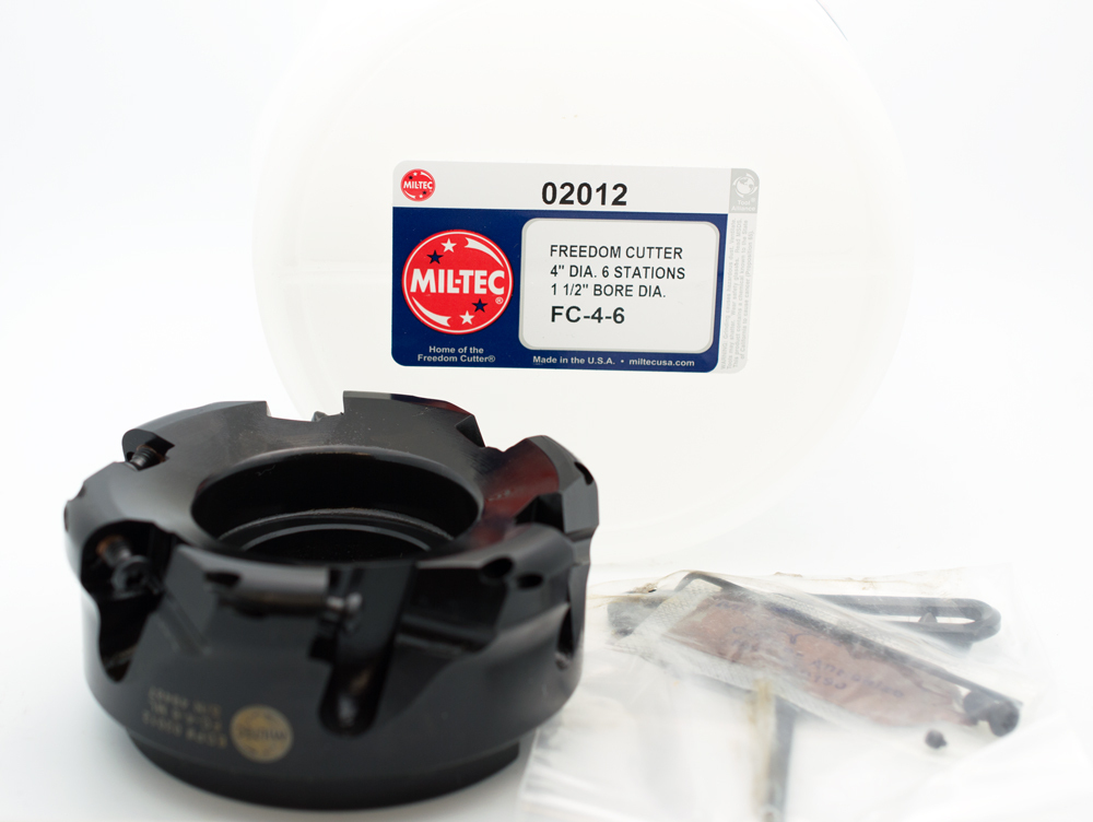 Mil-Tec 4" Diameter Freedom Cutter® Plus+ Indexable Shell Mill USA #02012