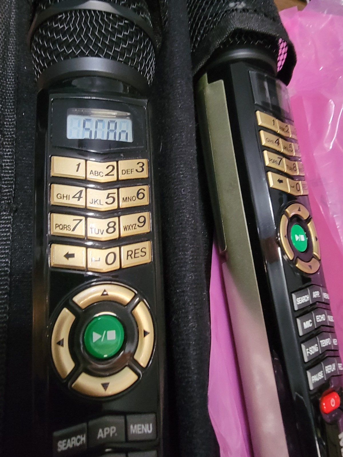2 Magic Sing EX23DTH Microphone Karaoke on stage wireless mint Entermedia