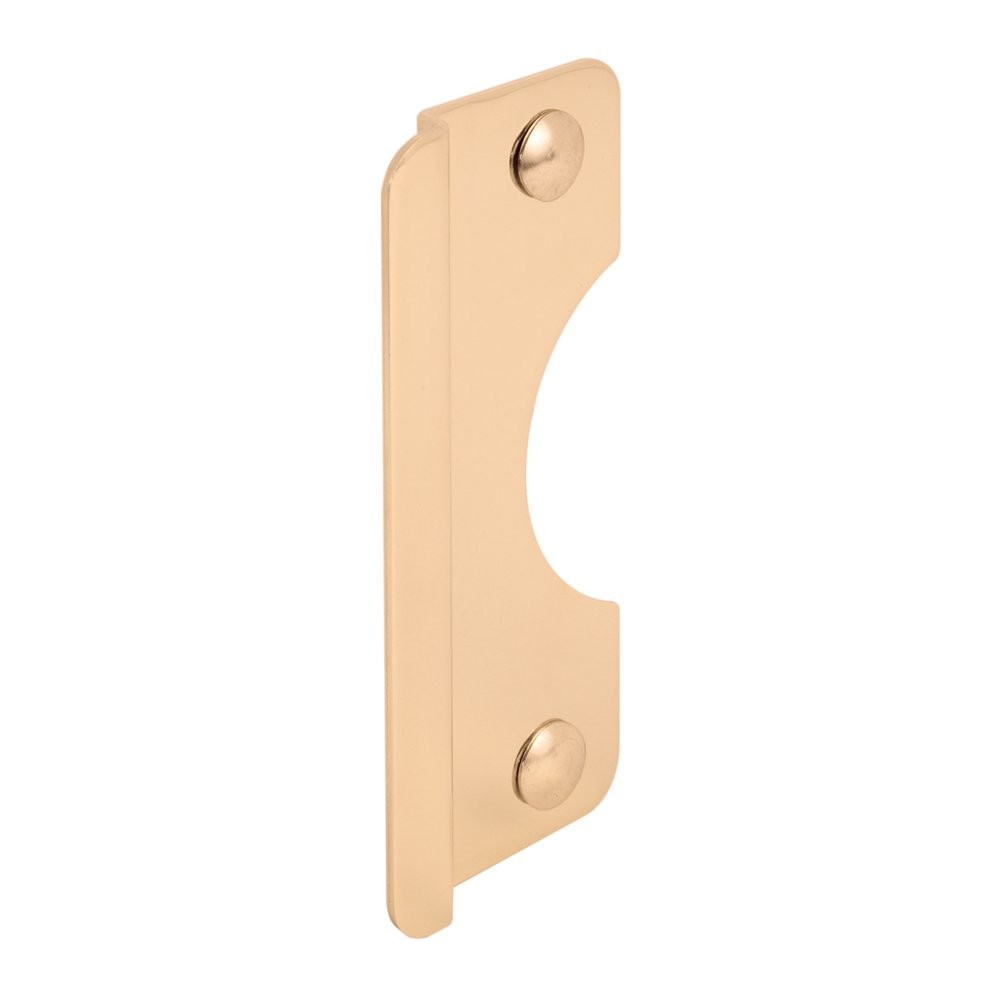 Prime-Line U 9510 Steel Latch Guard Plate Cover for Out-Swinging Doors, 6 Inch C