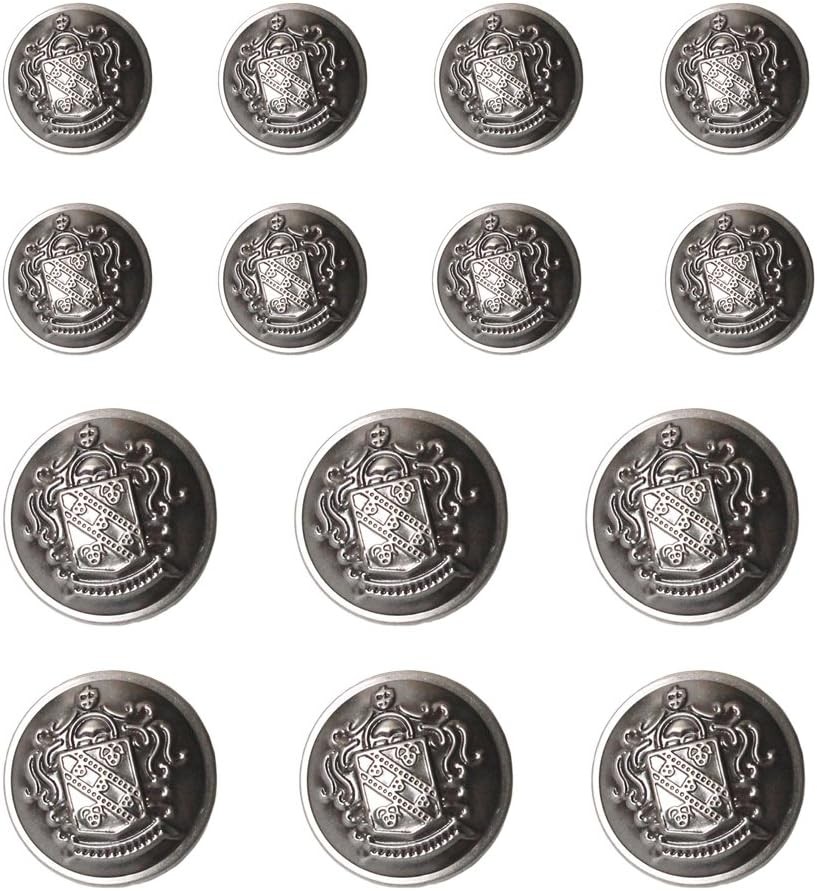 YaHoGa 14 PCS Antique Silver 23 millimeters, 18