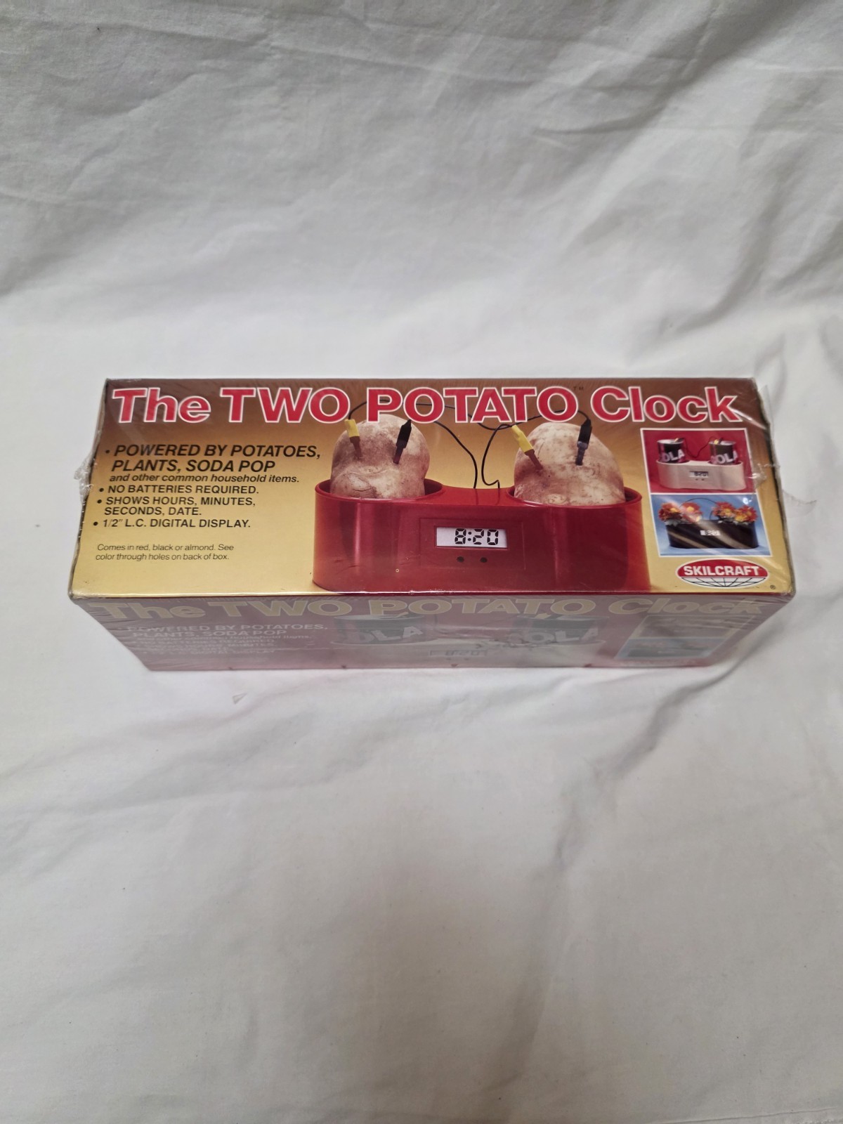 Vintage Skilcraft Two Potato Clock New Sealed STEM Science Kit Educational...
