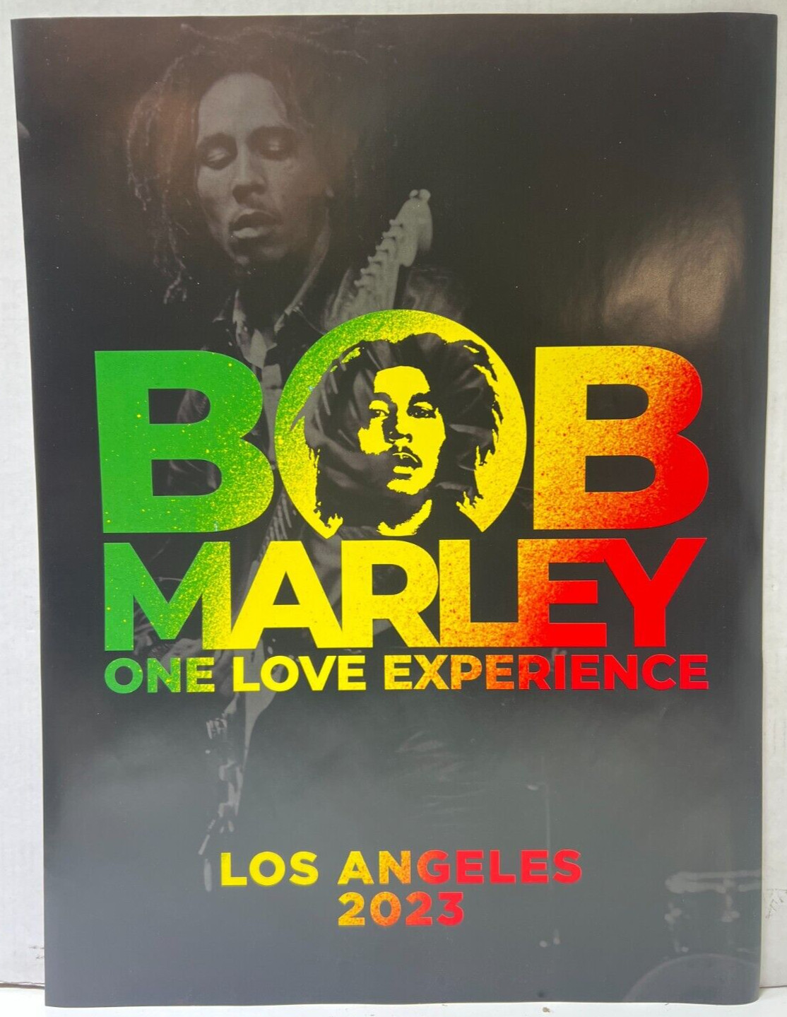 BOB MARLEY ONE LOVE EXPERIENCE LOS ANGELES 2023 POSTER 24X18 INCH NEW!!! LIMITED