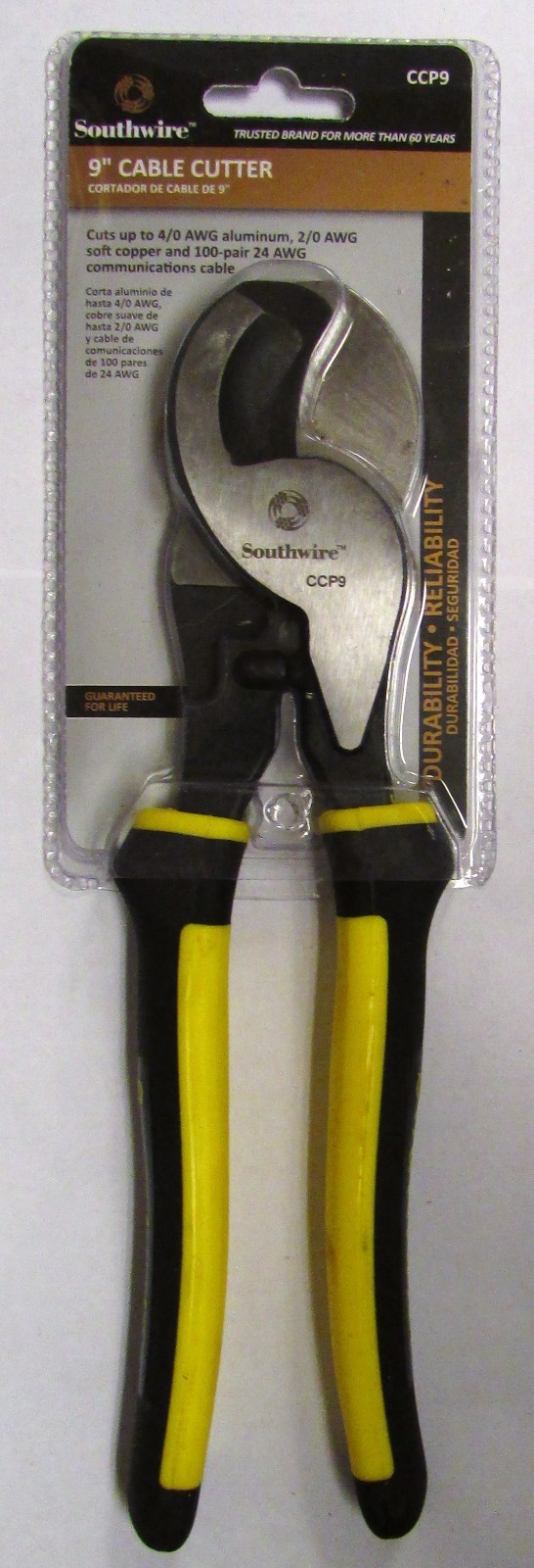 SOUTHWIRE CCP9 Heavy Duty High Leverage 9" Cable Cutter Comfort Grip