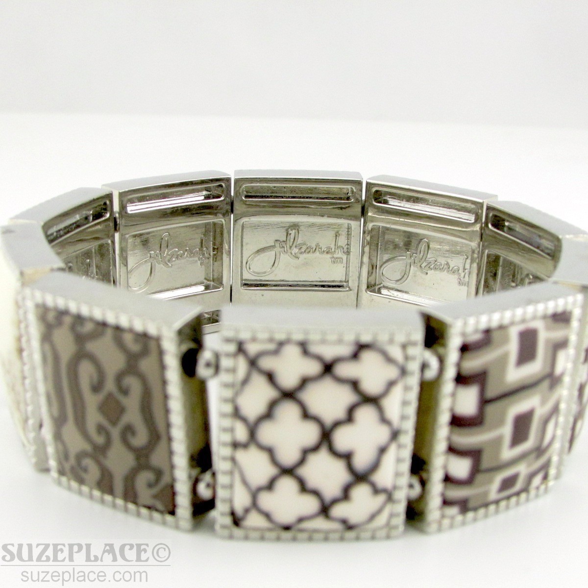 JILZARAH LATTE SQUARE STRETCH BRACELET NWOT