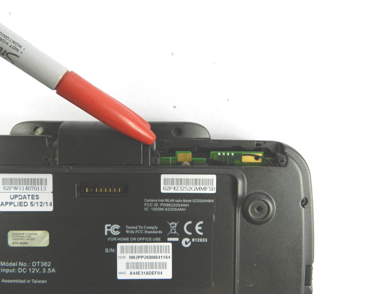 DT Research DT315 DT365 Tablet Black E221