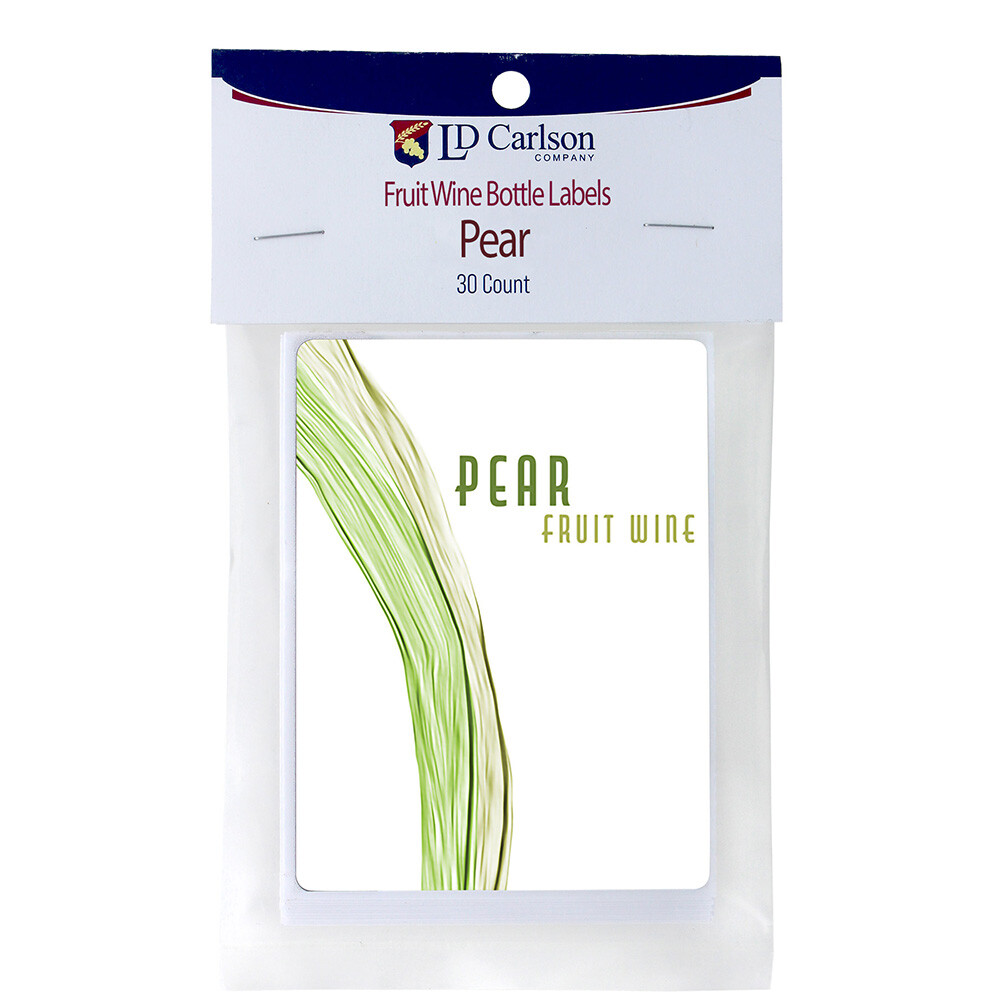 Pear Fruit wine Labels 30/Pack Fruit Labels Collection