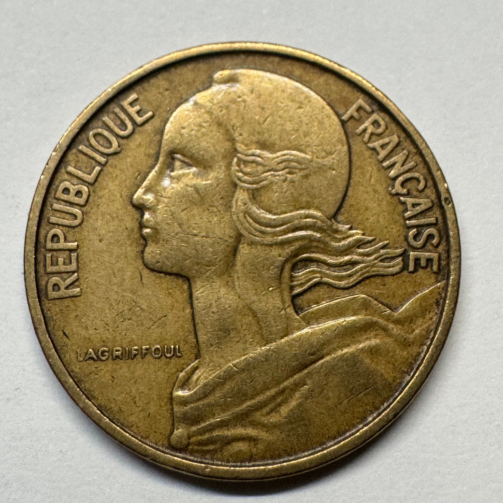 1966 France 10 Centimes - Coin #C-020