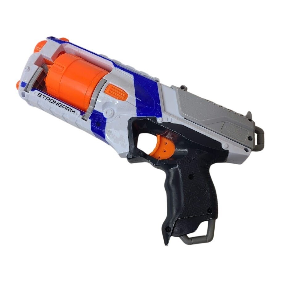 Nerf N-Strike Elite Strongarm Blaster Toy Gun 6-Dart Rotating Barrel