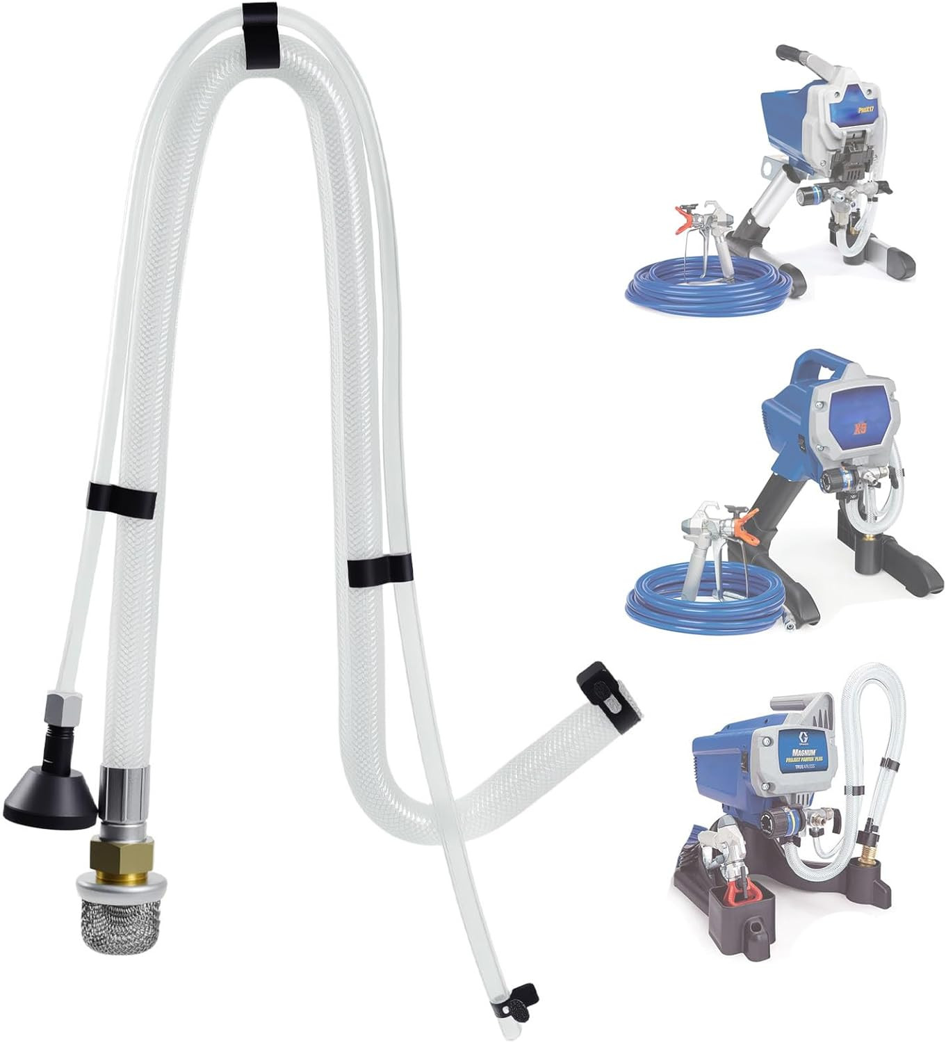 Suction Tube Kit Replacement for Graco Magnum Project Painter plus X7 Prox17 Pro