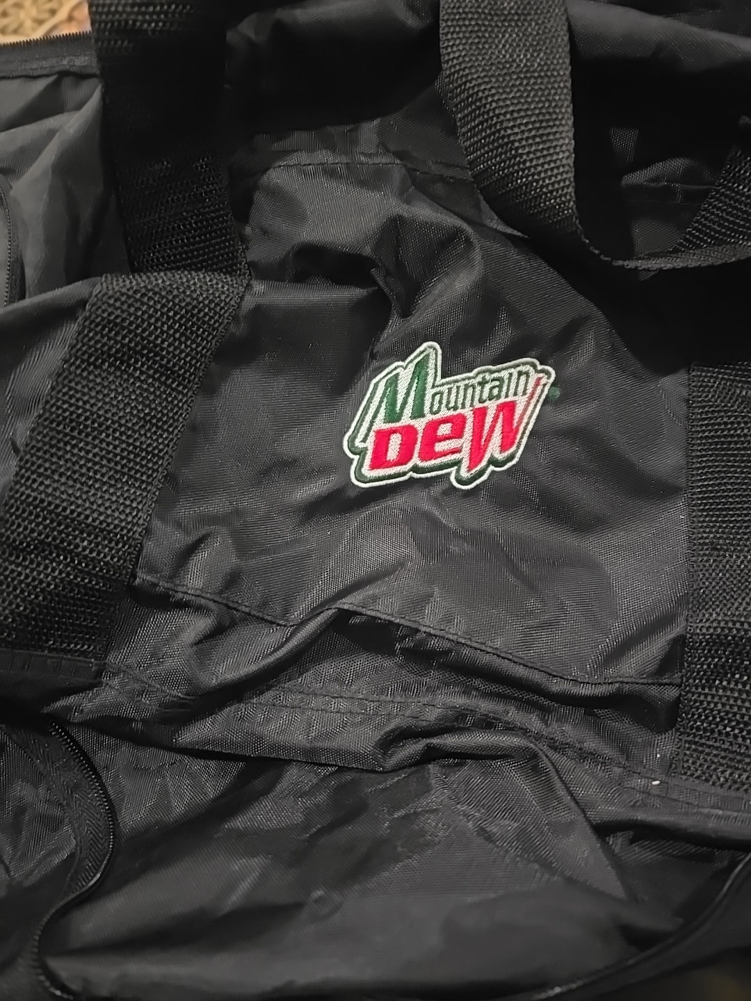 NOVELTY MOUNTAIN DEW/BLACK COLLECTIBLE Duffle Bag