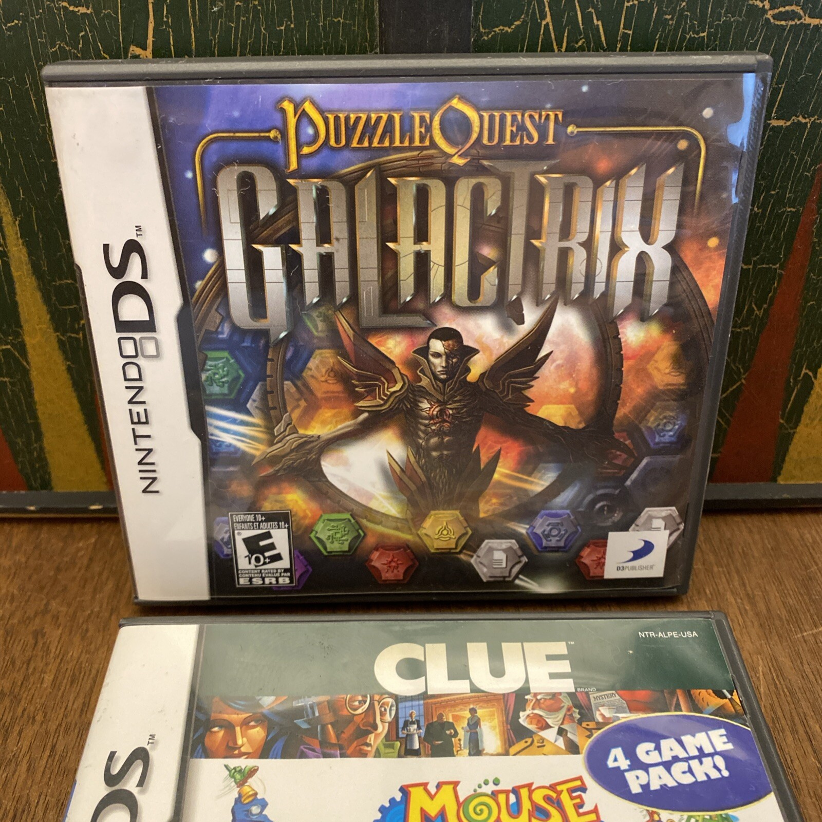 Nintendo DS Game CASES ONLY Galactrix Clue Mouse Trap Perfection Aggravation