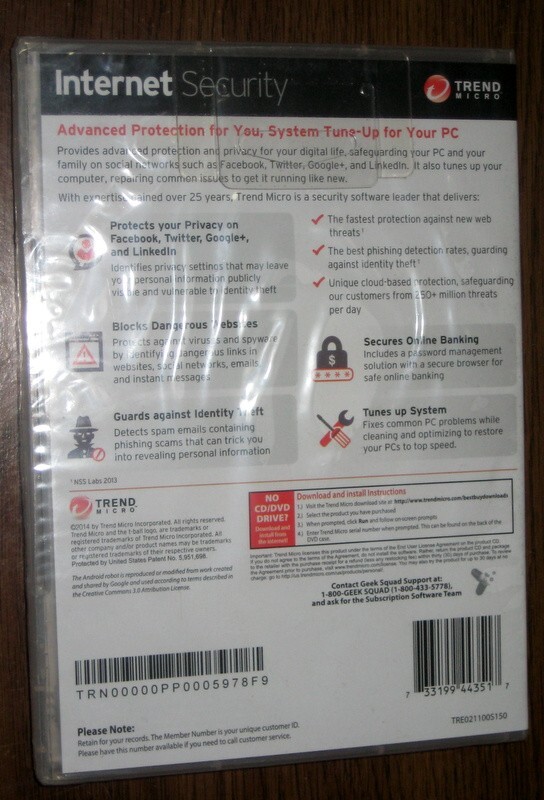 Trend Micro Internet Security (Windows 8/Mac/And/iOS, 3 Devices Protected)
