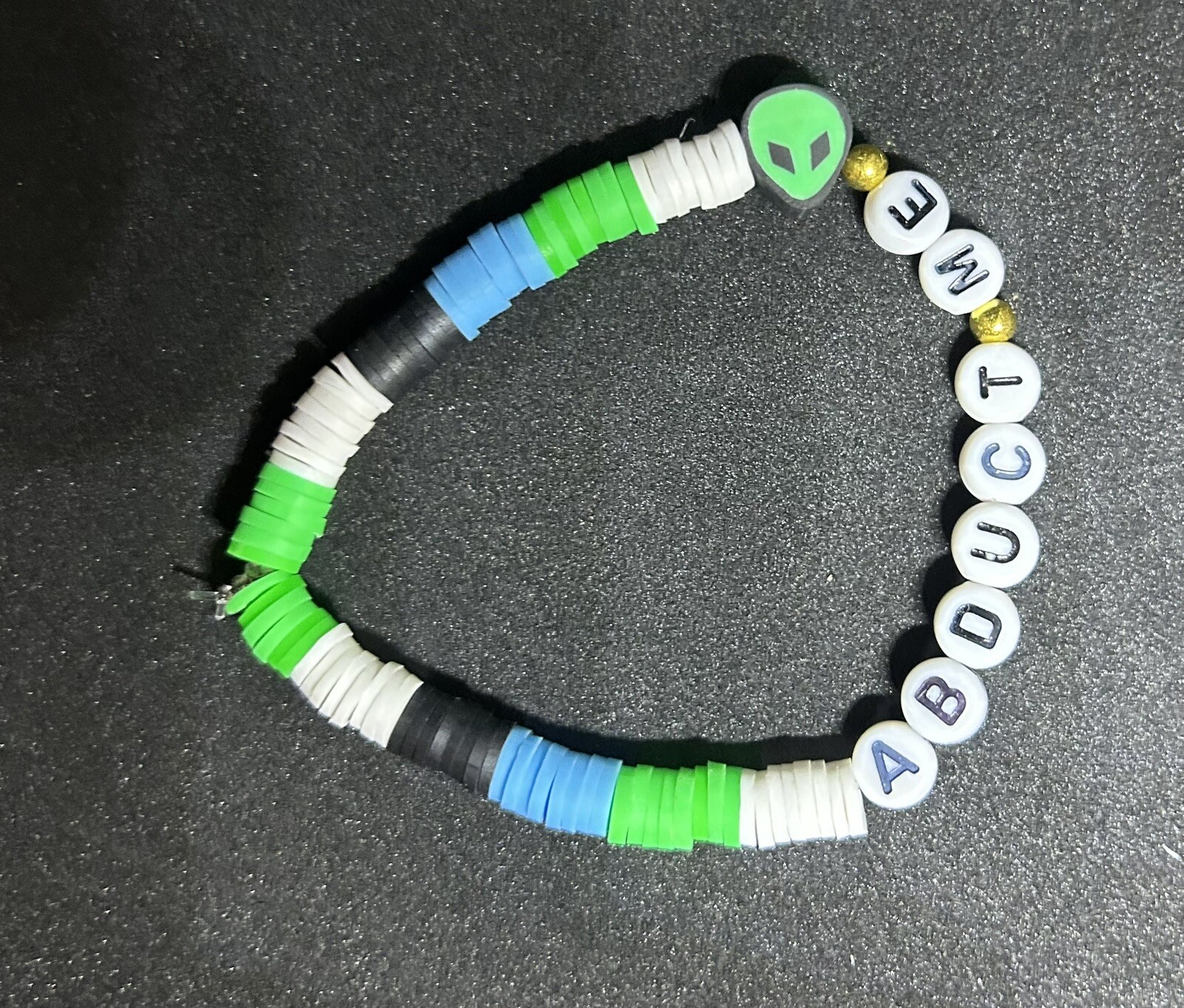 Abduct Me (Alien) Heishi Bracelet