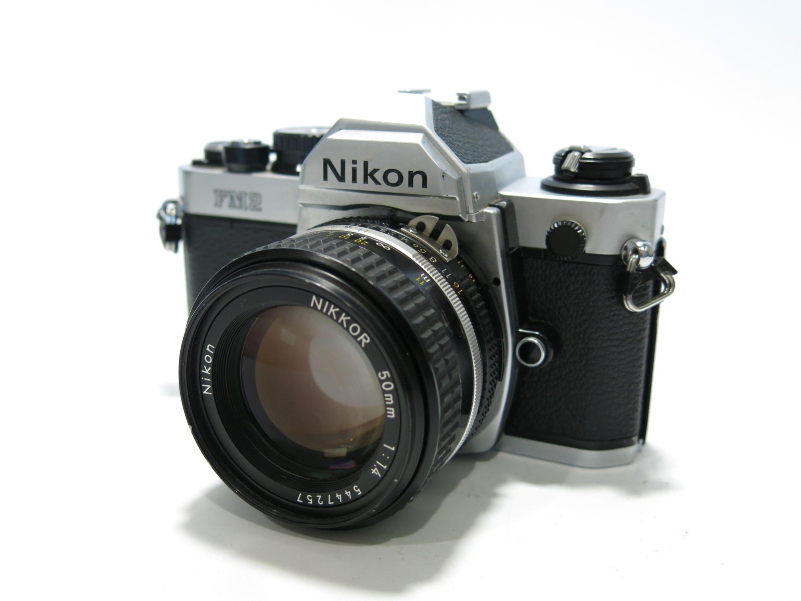Excellent Nikon FM2 FM2N 35mm SLR Honeycomb Shutter With 50mm f1.4 Lens TESTED