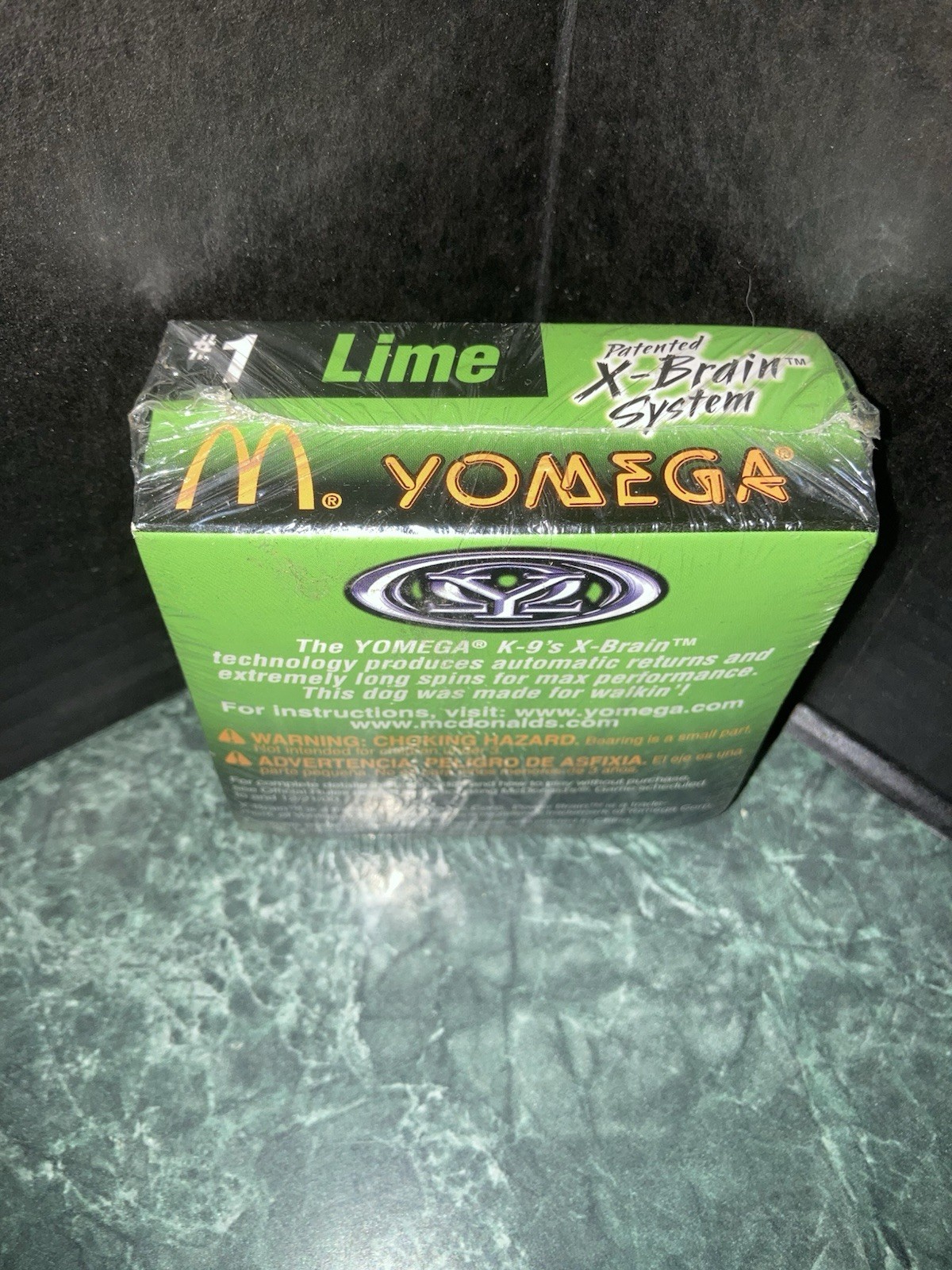 Yomega X-Brain #1 Lime. 2000. Original Sealed