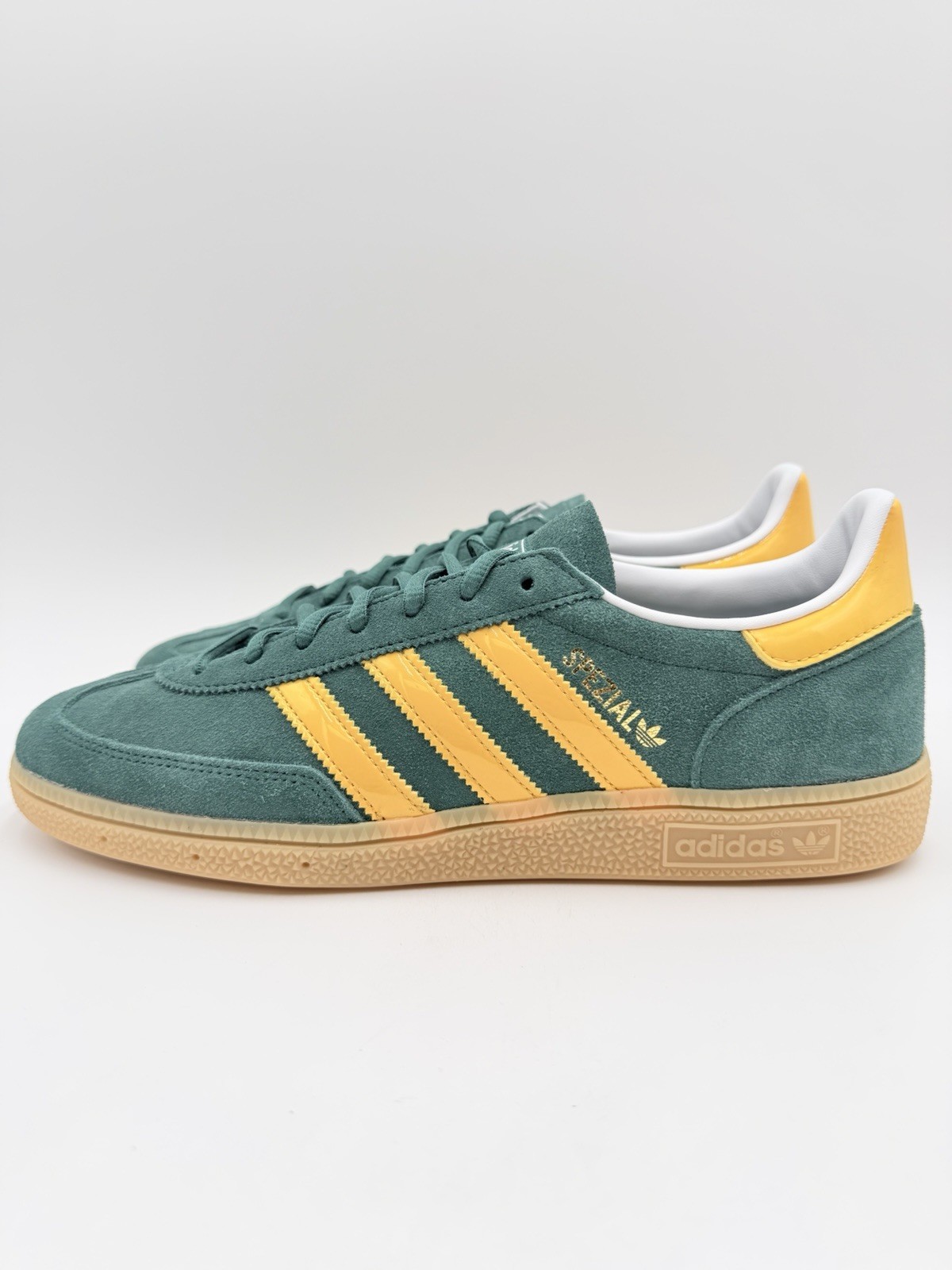 Adidas Men's Handball Spezial Orignals Size 9 Green Yellow Gum |KK4232|