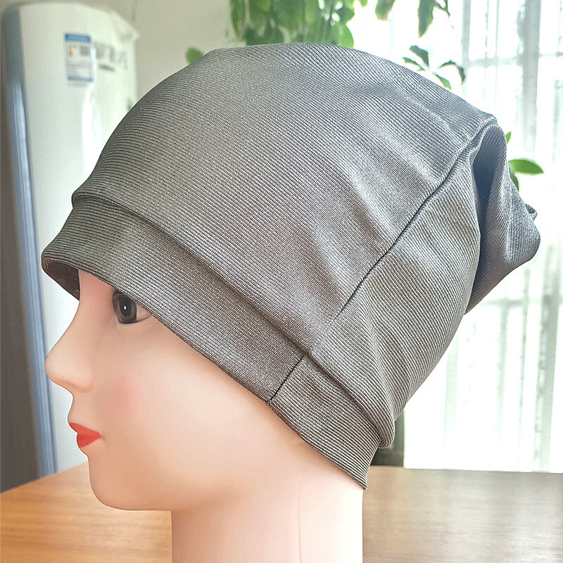 Anti Radiation Hat Silver Fiber Electromagnetic Wave Rfid Shielding Emf Liner