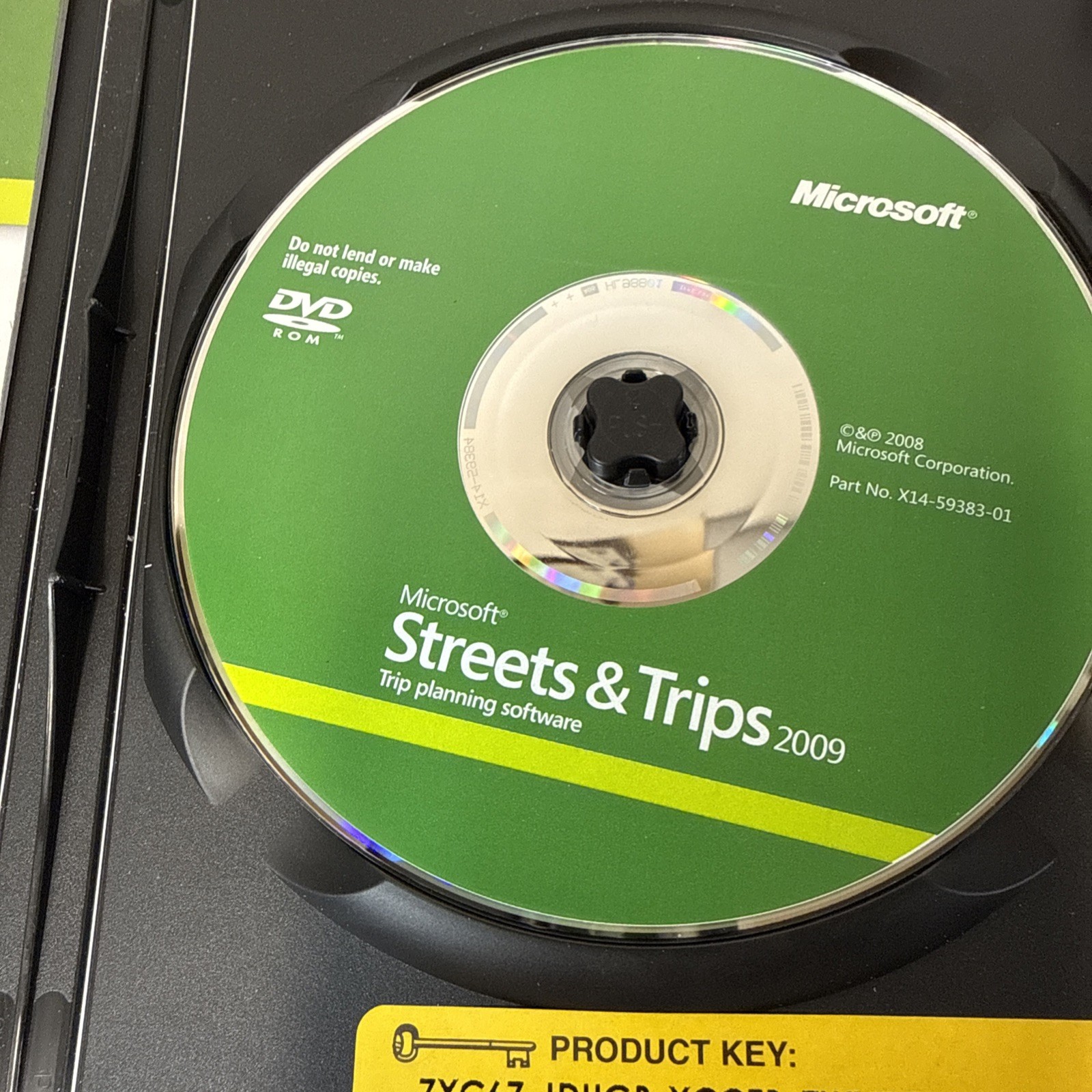 MS Streets & Trips 2009 Manual PC DVD Mapping Tool Software Microsoft