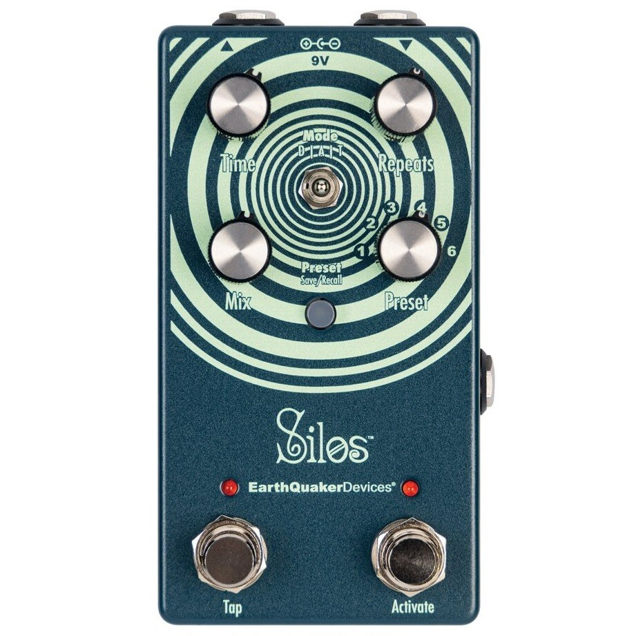 New Earthquaker Devices Silos Multi-Generational Time Reflection Delay Pedal