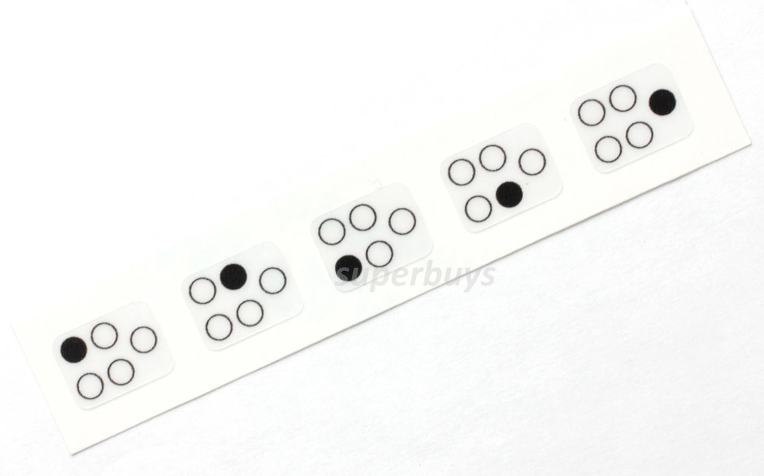 5 Hob Adhesive Oven Stove Knob Switch Range Sticker Replacement Label Five LRH