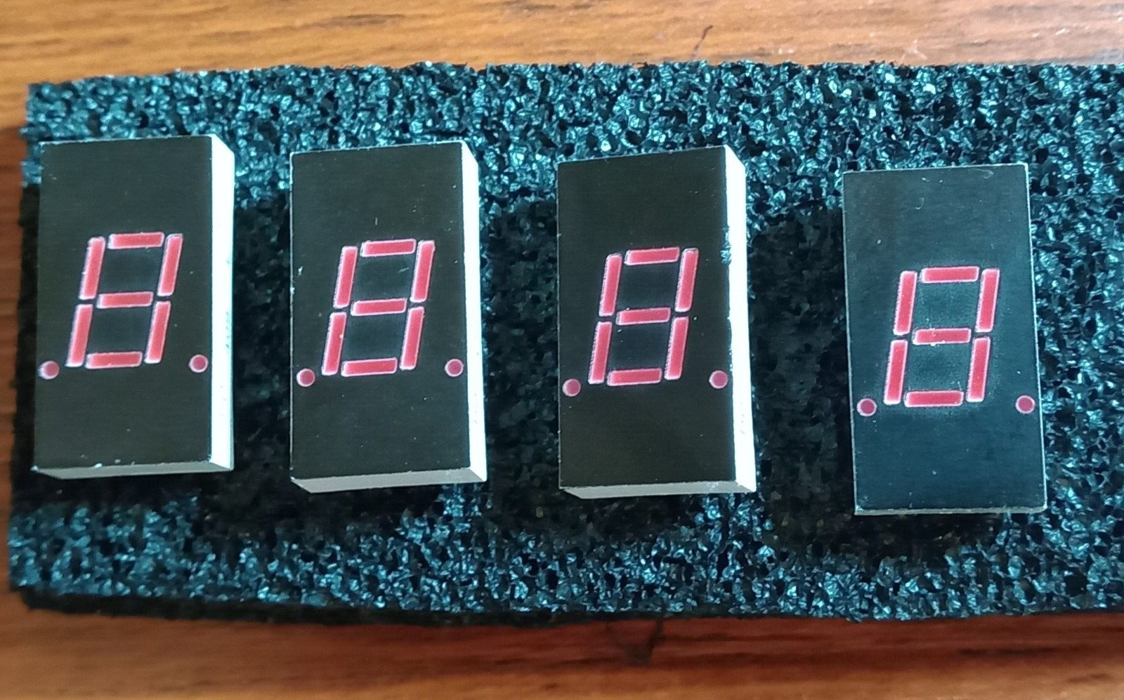 (Lot of 5) HP 1990-0434 display 7 segment LED, rare