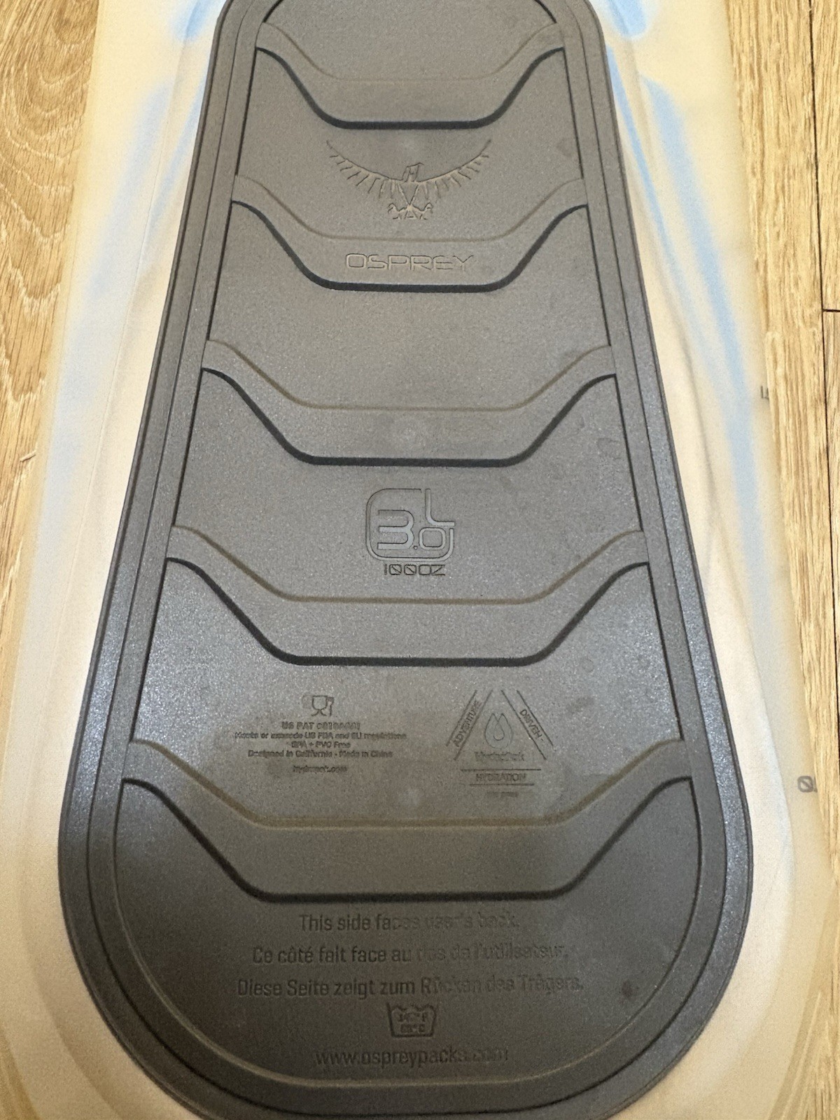Osprey Hydraulics 3.0 Liter 100 oz Hydration Reservoir Bladder