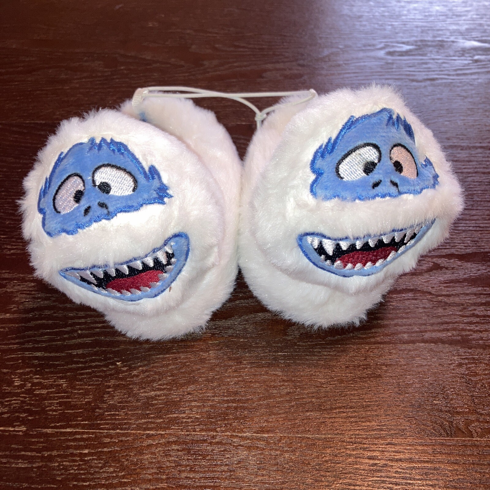 Rudolph Red Nosed Reindeer size 3 toddler Snowman Character White Kids Slippers