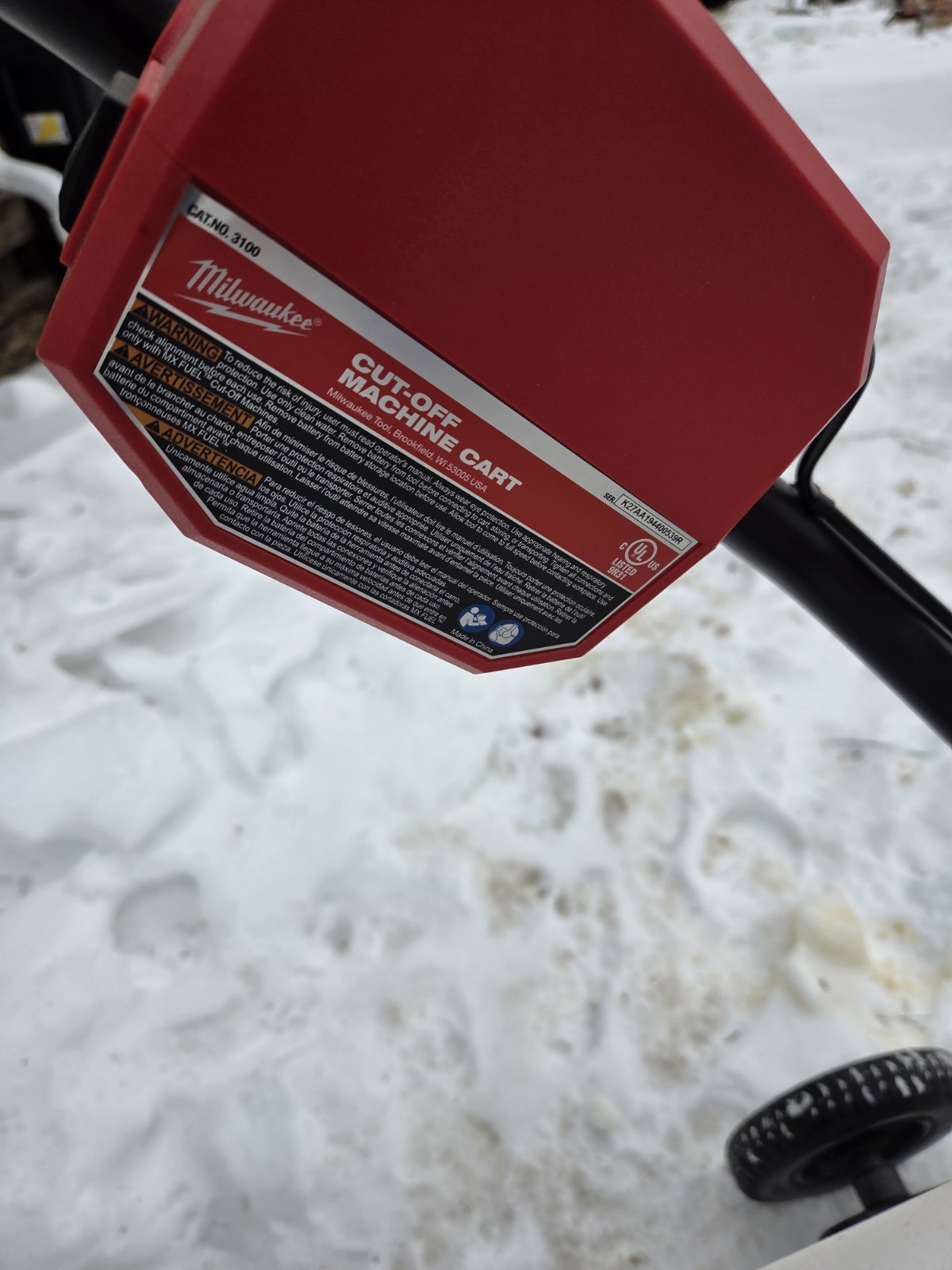 Milwaukee 3100 CUT-OFF MACHINE CART
