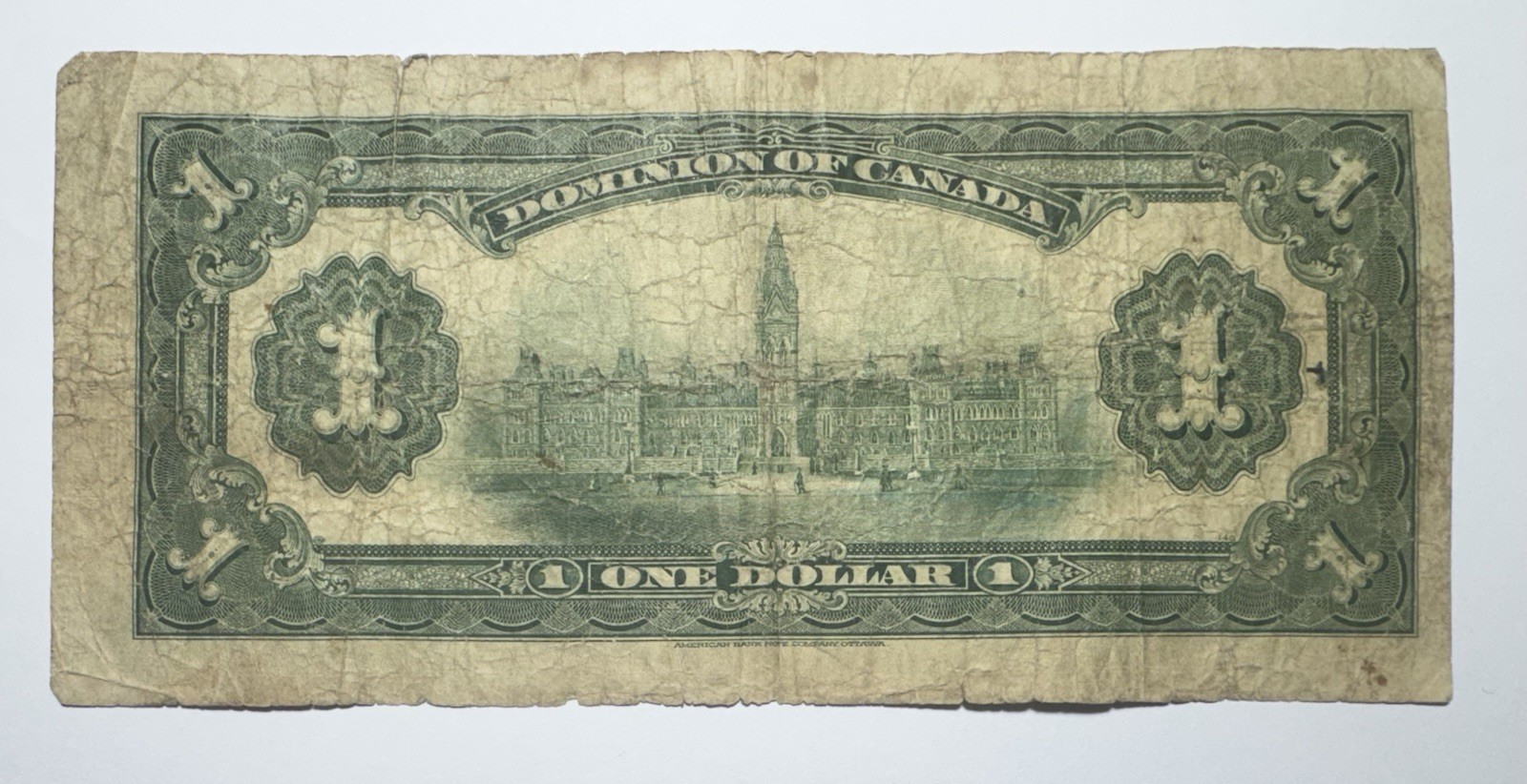 1917 $1 Dominion of Canada Large Size Note