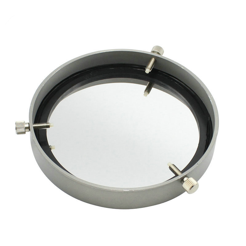Silver Solar Filter Baader Film Metal Cover 100~200mm For Astronomical Telescope