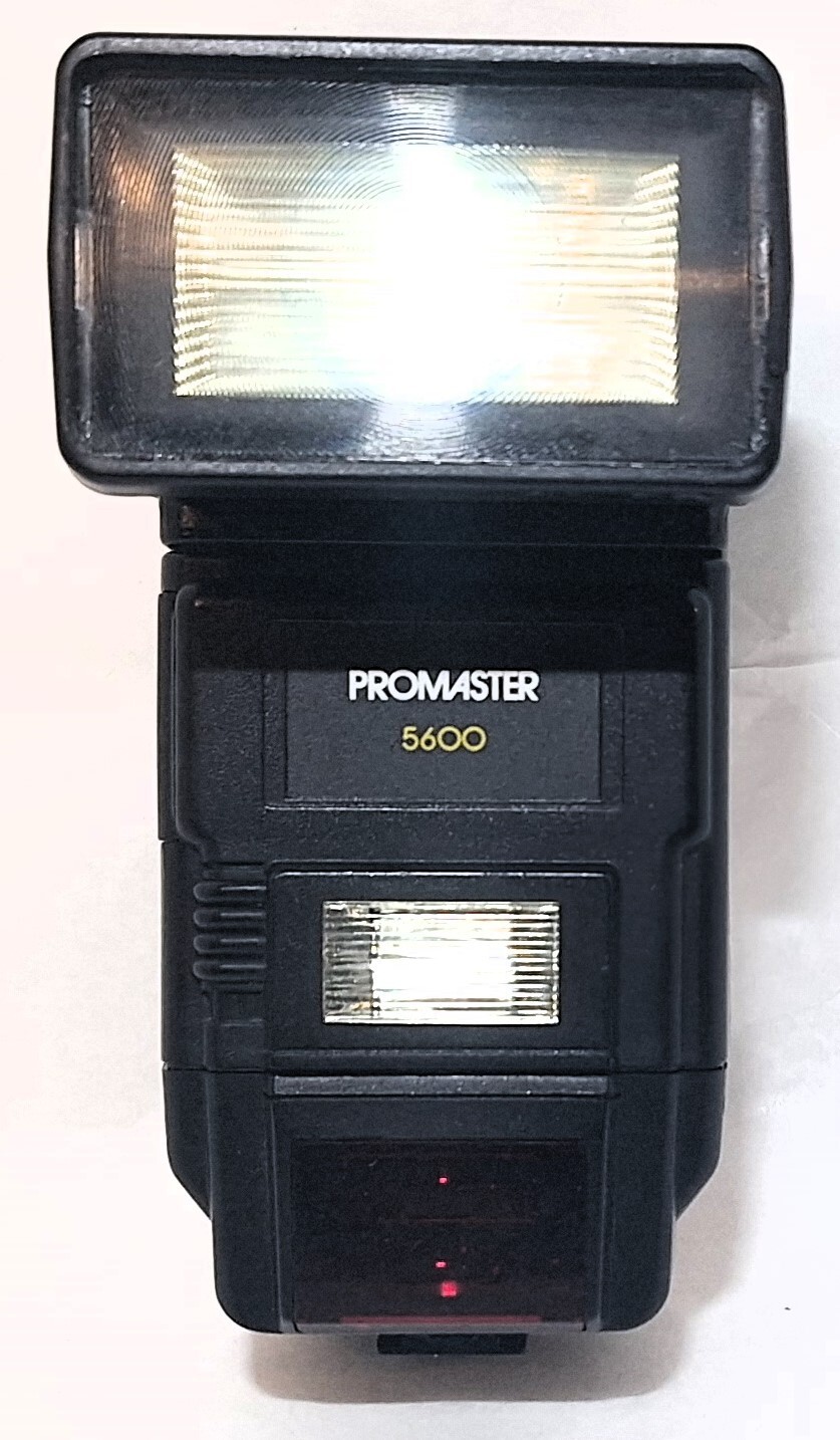 Vtg ProMaster 5600 Shoe Mount Adjustable Flash Tested