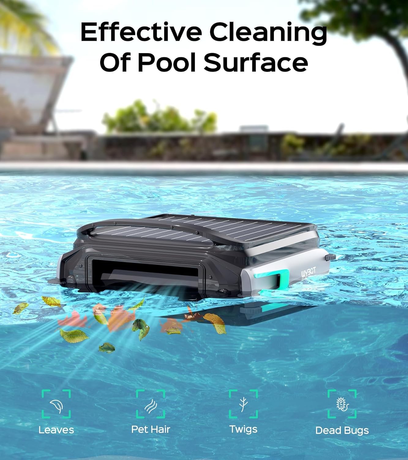 WYBOT F1 Pool Skimmer Robot Cleaner App Remote Control Automatic Pool Cleaner