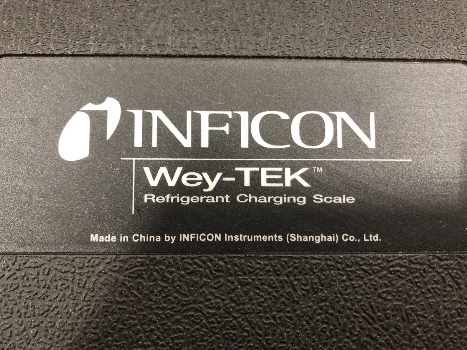 Inficon Wey-TEK 713-500-G1 220 Lbs/100 kg Refrigerant Charging Scale w/ Case