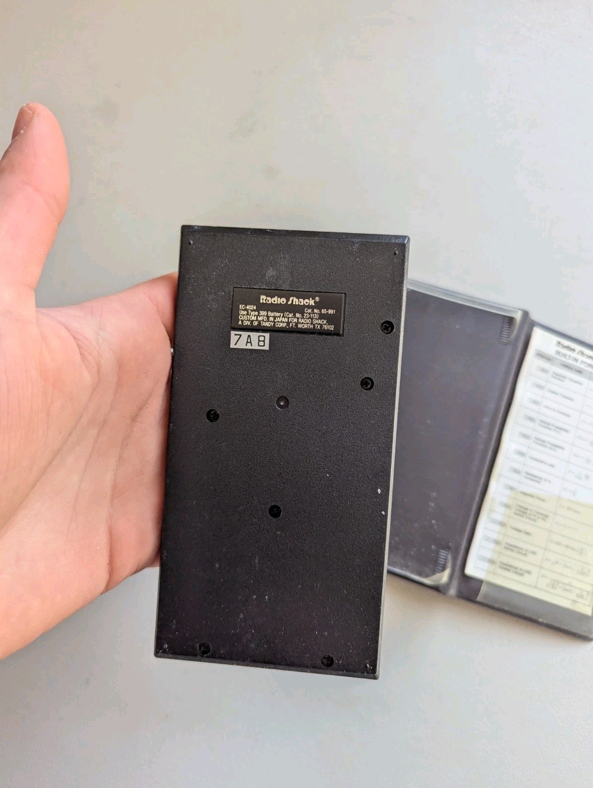 Radio Shack Scientific Calculator EC-4031 and EC-4024 Programmable with Manuals