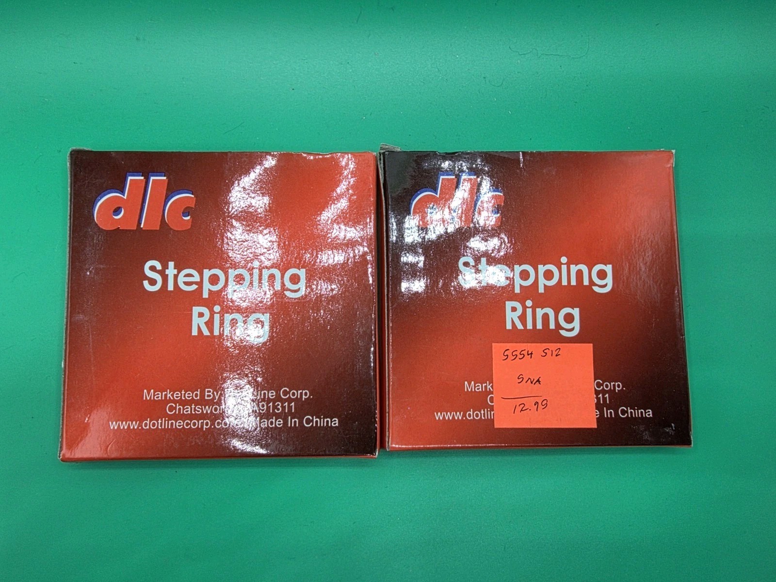 Lot of 2 Step Up Rings 62-67mm & 67-72mm DLC Lens Filter Adapters NOS