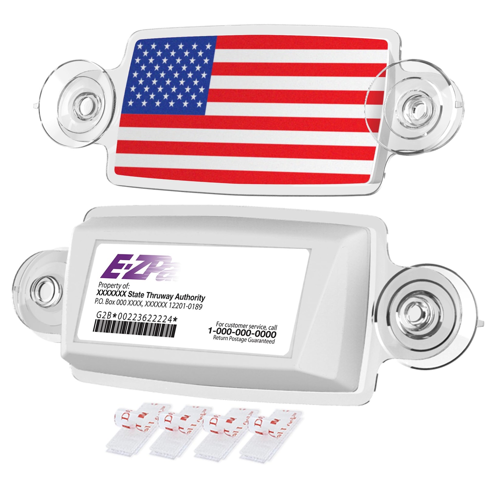 AUTOBOXCLUB EZ Pass Holder/Toll Pass Holder for Most US States/Toll Pass Windshi