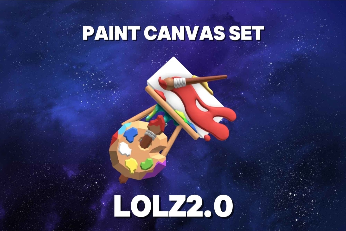Flee The Facility Paint Canvas Set FTF